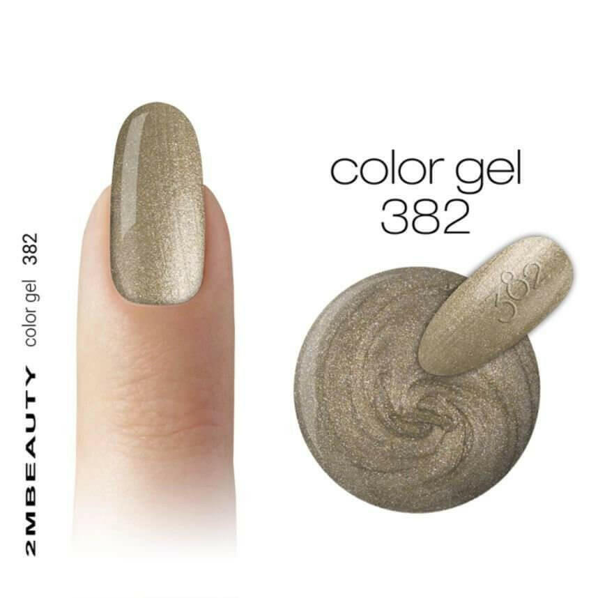 382 Glitter Coloured Gel by 2MBEAUTY - thePINKchair.ca - Coloured Gel - 2Mbeauty
