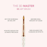 3D Art Nail Art Brush by Kiara Sky - thePINKchair.ca - Brushes - Kiara Sky