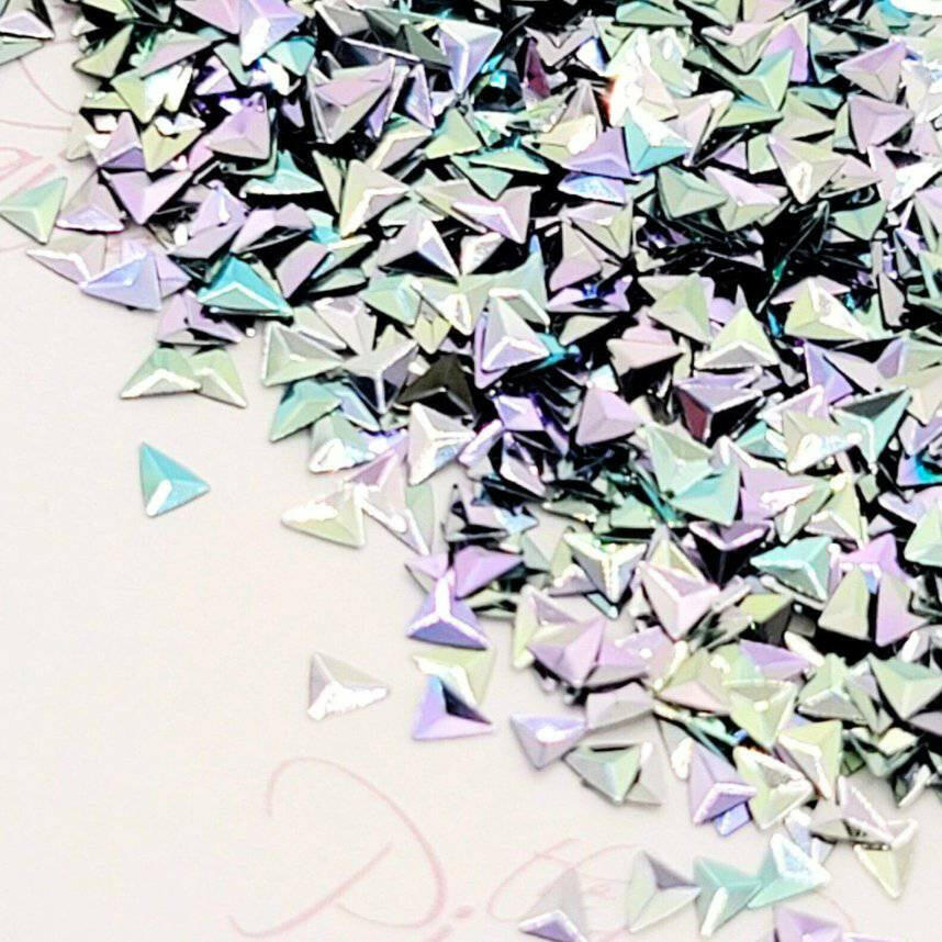 3D Triangle, Mystic Topaz(359) - thePINKchair.ca - Glitter - thePINKchair nail studio