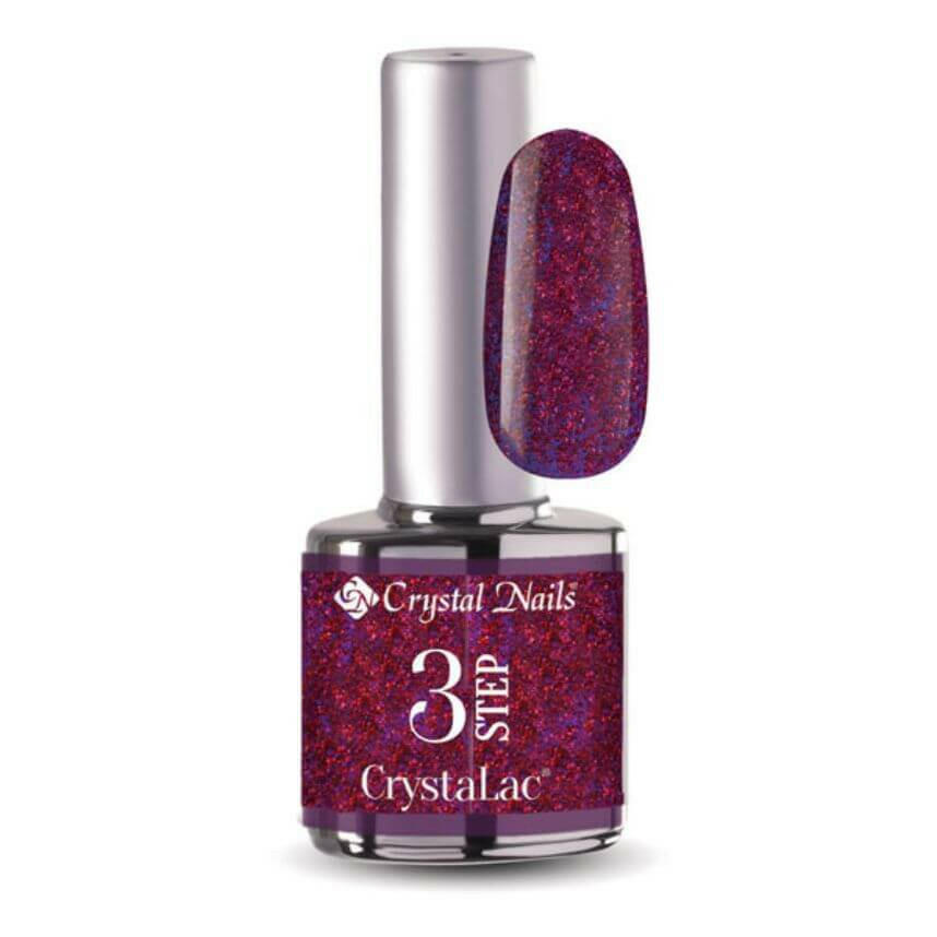3s184 Sparkling Burgundy Crystalac Gel Polish by Crystal Nails - thePINKchair.ca - Gel Polish - Crystal Nails/Elite Cosmetix USA