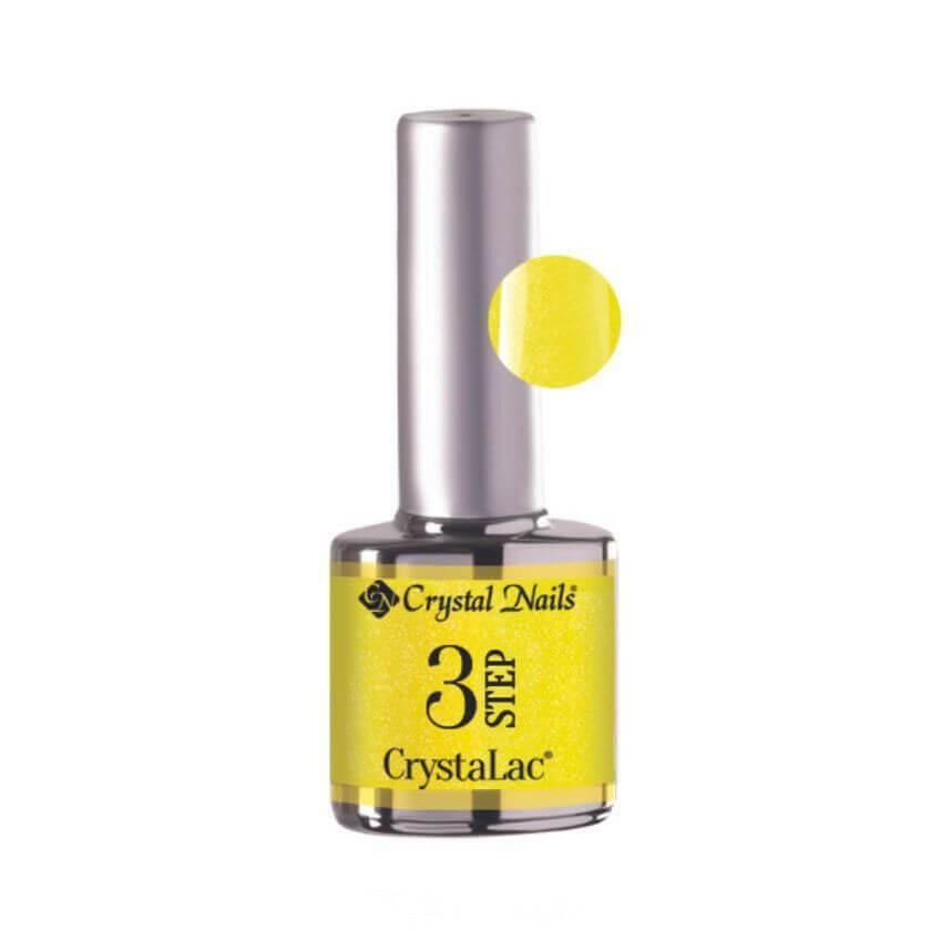 3s39 Neon Lemon Shimmer Crystalac Gel Polish by Crystal Nails - thePINKchair.ca - Gel Polish - Crystal Nails/Elite Cosmetix USA