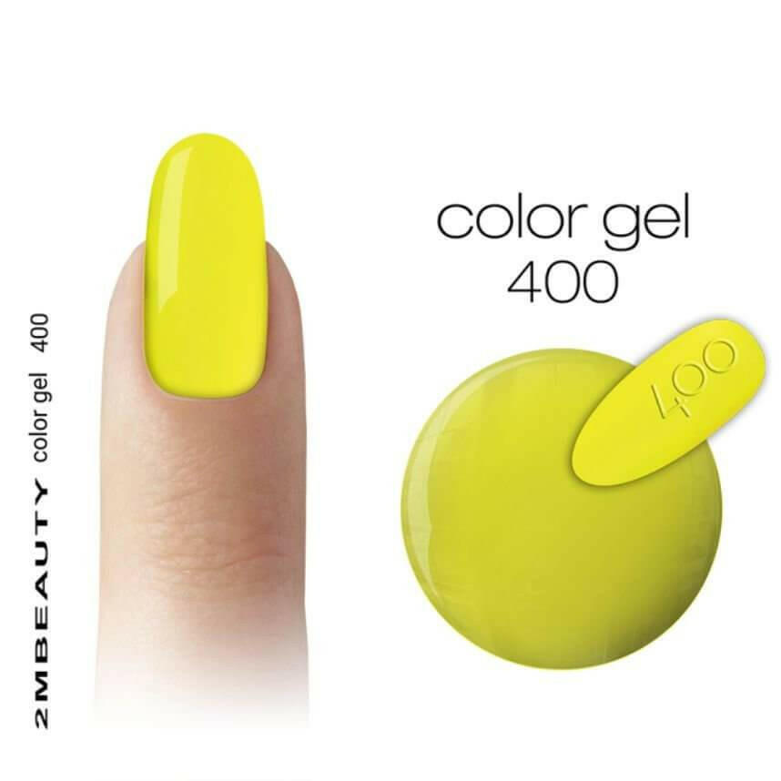 400 Neon Yellow by 2MBEAUTY - thePINKchair.ca - Coloured Gel - 2Mbeauty