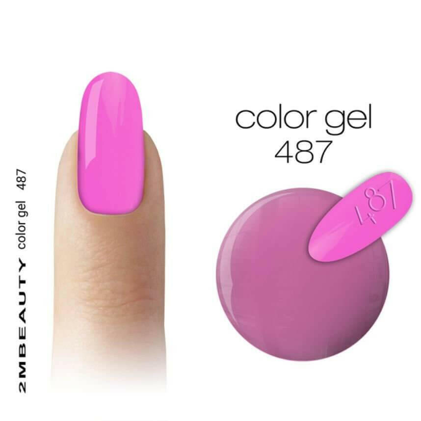 487 Coloured Gel by 2MBEAUTY - thePINKchair.ca - Coloured Gel - 2Mbeauty