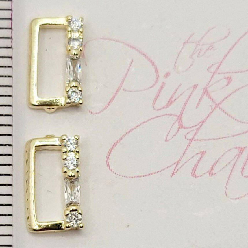 589, Luxury Nail Jewels (2pcs) by thePINKchair - thePINKchair.ca - Nail Art - thePINKchair nail studio