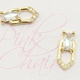 590, Luxury Nail Jewels (2pcs) by thePINKchair - thePINKchair.ca - Nail Art - thePINKchair nail studio