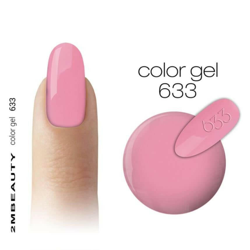 633 Medium Pink Coloured Gel by 2MBEAUTY - thePINKchair.ca - Coloured Gel - 2Mbeauty