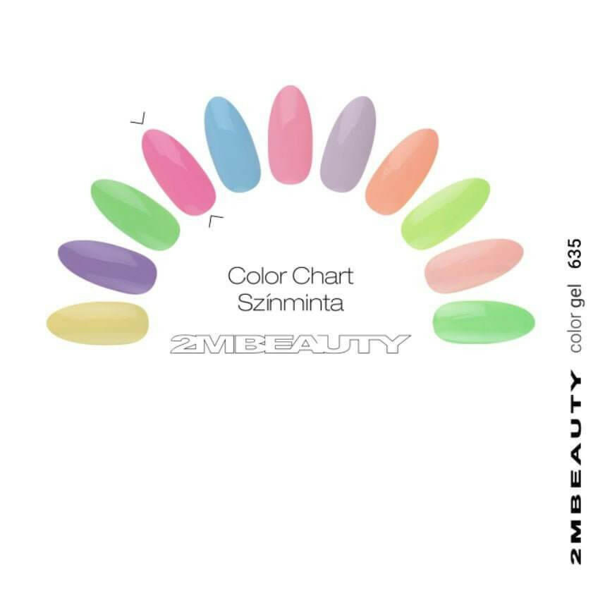 635 Coloured Gel by 2MBEAUTY - thePINKchair.ca - Coloured Gel - 2Mbeauty