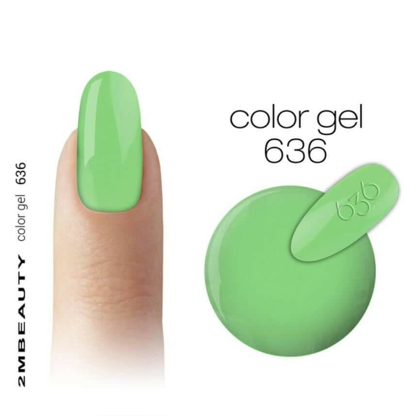 636 Coloured Gel by 2MBEAUTY - thePINKchair.ca - Coloured Gel - 2Mbeauty