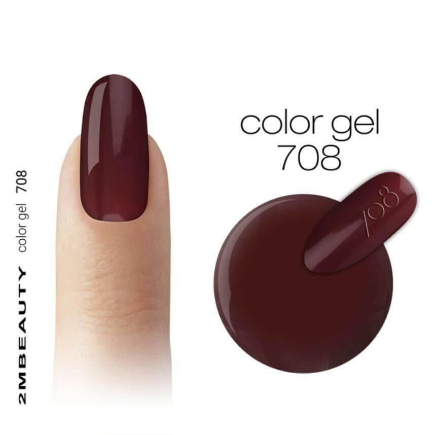 708 Coloured Gel by 2MBEAUTY - thePINKchair.ca - Coloured Gel - 2Mbeauty