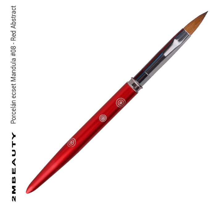 #8 Professional Acrylic Brush (Red) by 2MBEAUTY - thePINKchair.ca - Brushes - 2Mbeauty