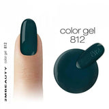 812 Dark Green Coloured Gel by 2MBEAUTY - thePINKchair.ca - Coloured gel - 2Mbeauty