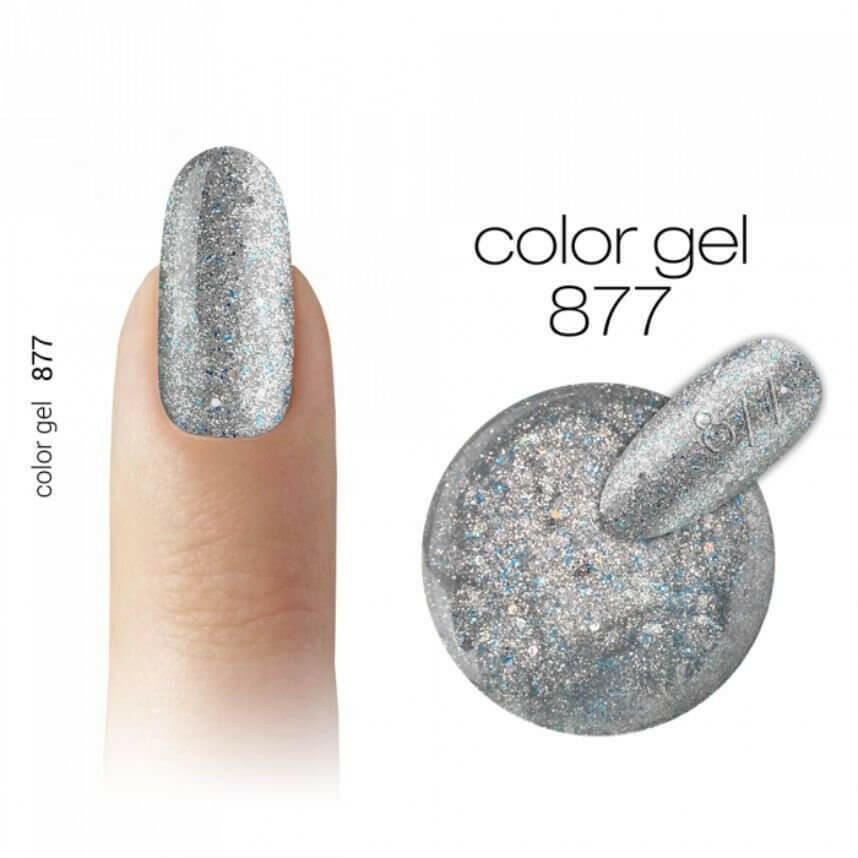 877 Glitter Gel by 2MBEAUTY - thePINKchair.ca - Coloured Gel - 2Mbeauty