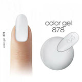 878 Off White Coloured Gel by 2MBEAUTY - thePINKchair.ca - Coloured Gel - 2Mbeauty