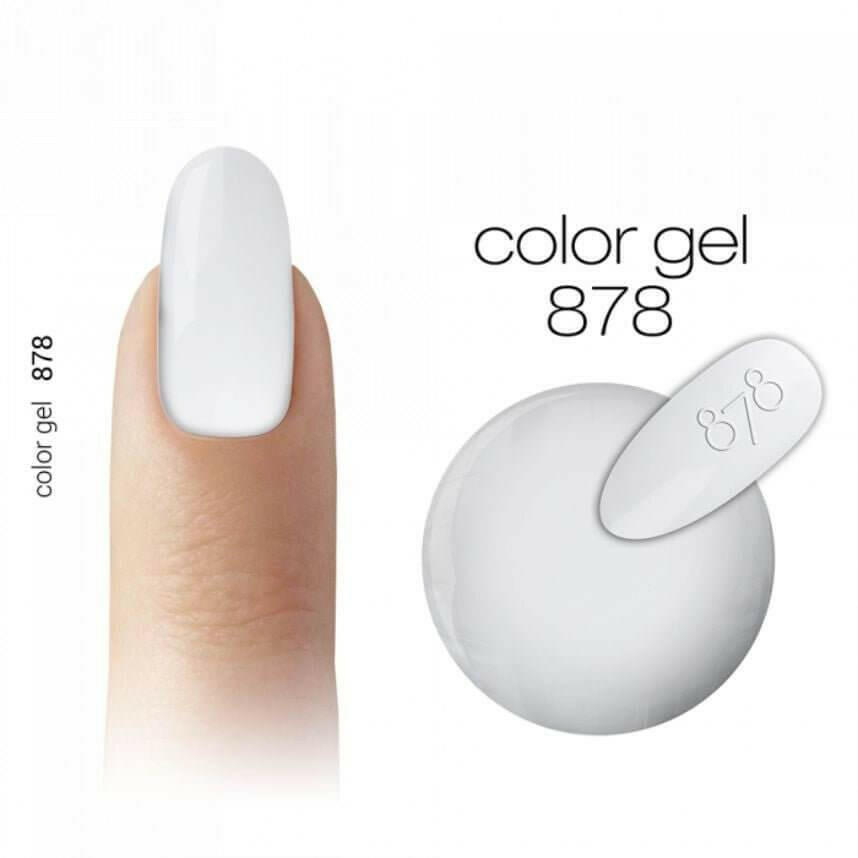 878 Off White Coloured Gel by 2MBEAUTY - thePINKchair.ca - Coloured Gel - 2Mbeauty