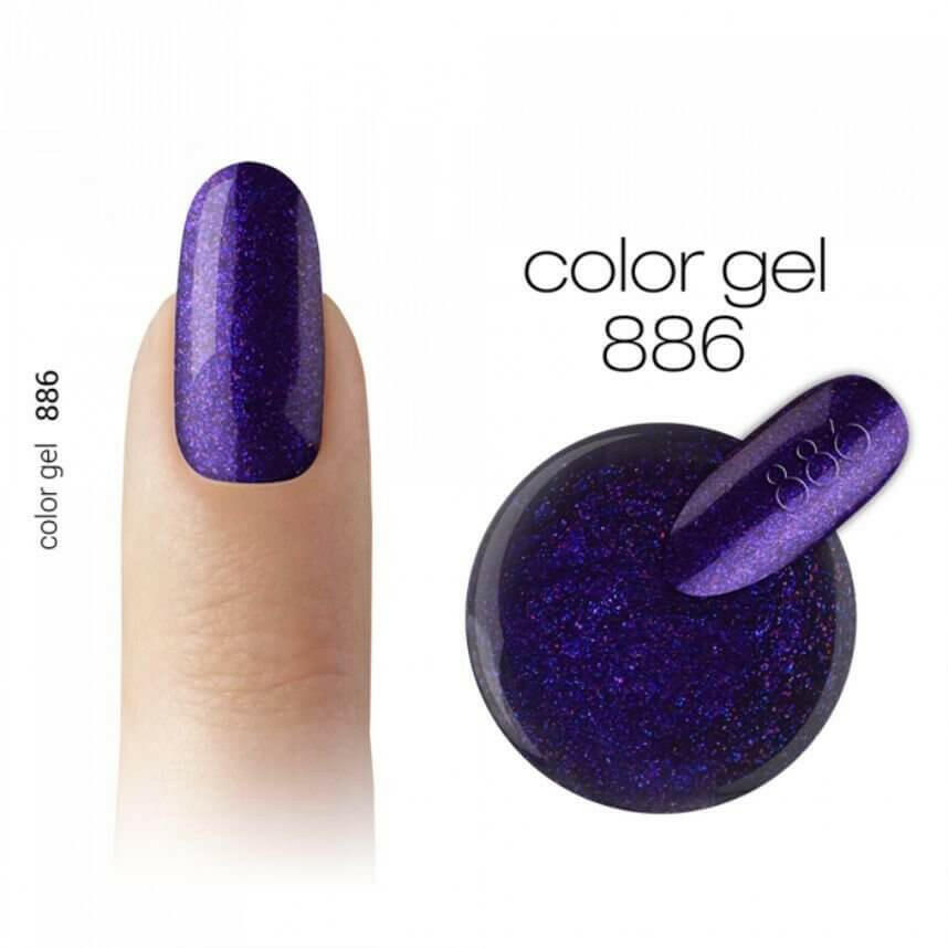 886 Glitter Gel by 2MBEAUTY - thePINKchair.ca - Coloured Gel - 2Mbeauty