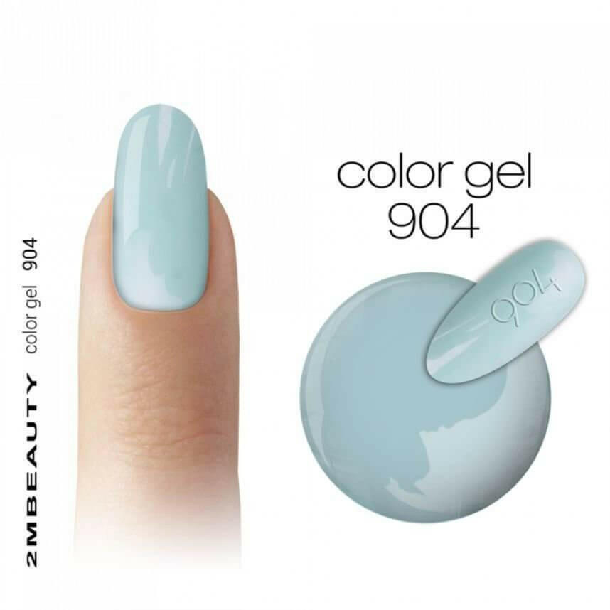 904 Cold Pastel Blue Coloured Gel by 2MBEAUTY - thePINKchair.ca - Coloured Gel - 2Mbeauty