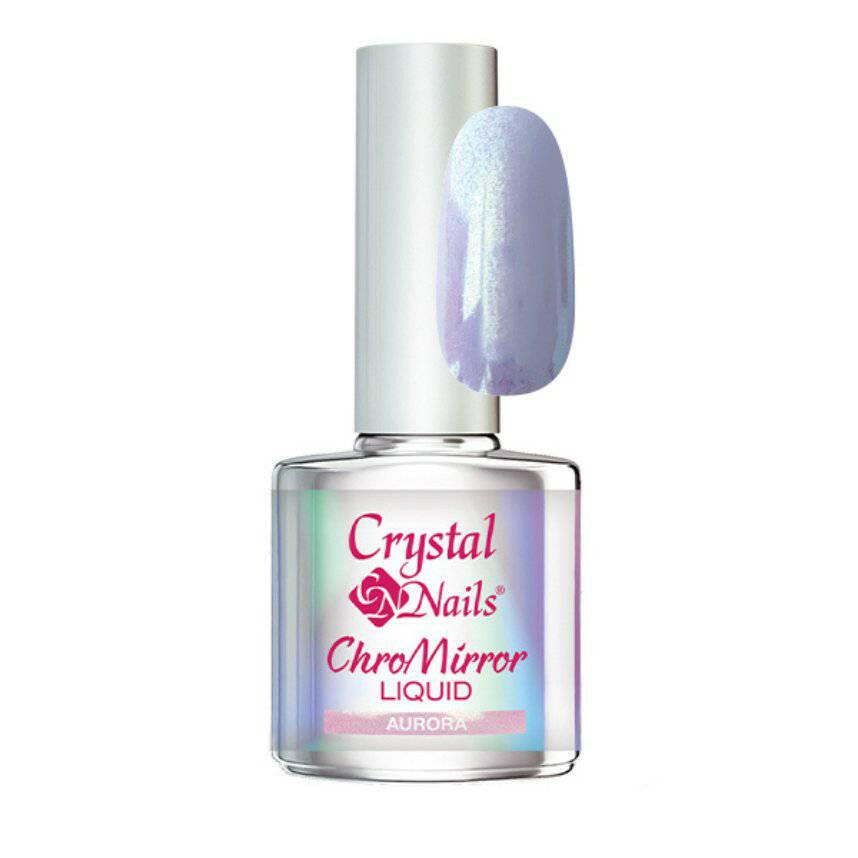 Aurora ChroMirror Chrome Liquid (4ml) by Crystal Nails - thePINKchair.ca - Nail Art - Crystal Nails/Elite Cosmetix USA