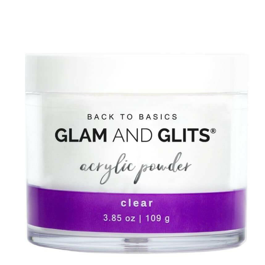 Back to Basics Clear (3.85OZ) by Glam & Glits - thePINKchair.ca - Acrylic Powder - Glam & Glits