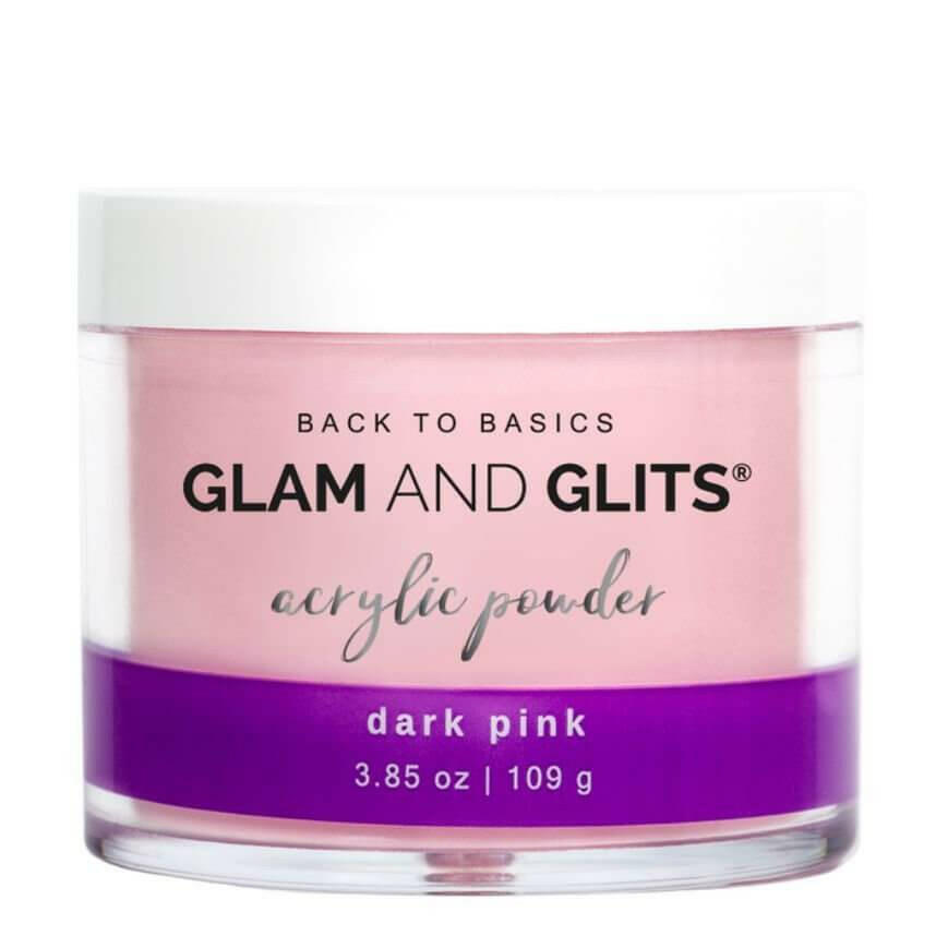 Back to Basics Dark Pink (3.85OZ) by Glam & Glits - thePINKchair.ca - Acrylic Powder - Glam & Glits