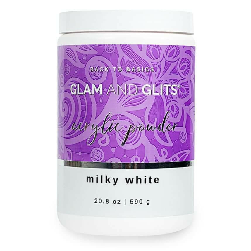 Back to Basics Milky White (20.8OZ) by Glam & Glits - thePINKchair.ca - Acrylic Powder - Glam & Glits