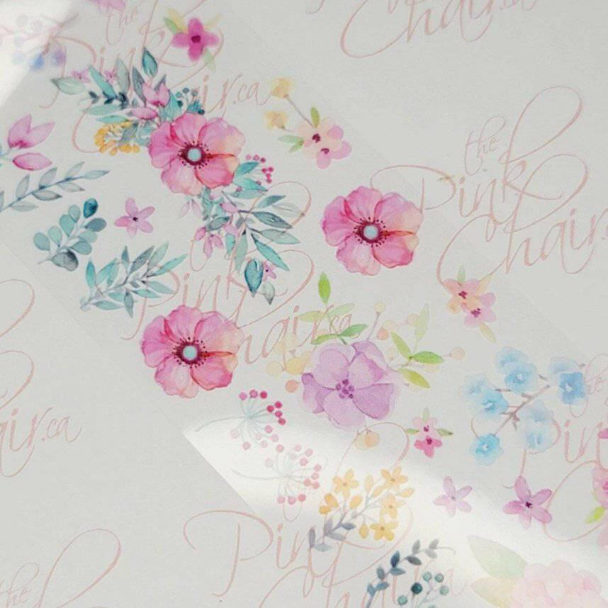 Beautiful Blossom Transfer Foil #3 by thePINKchair - thePINKchair.ca - nail art - thePINKchair nail studio
