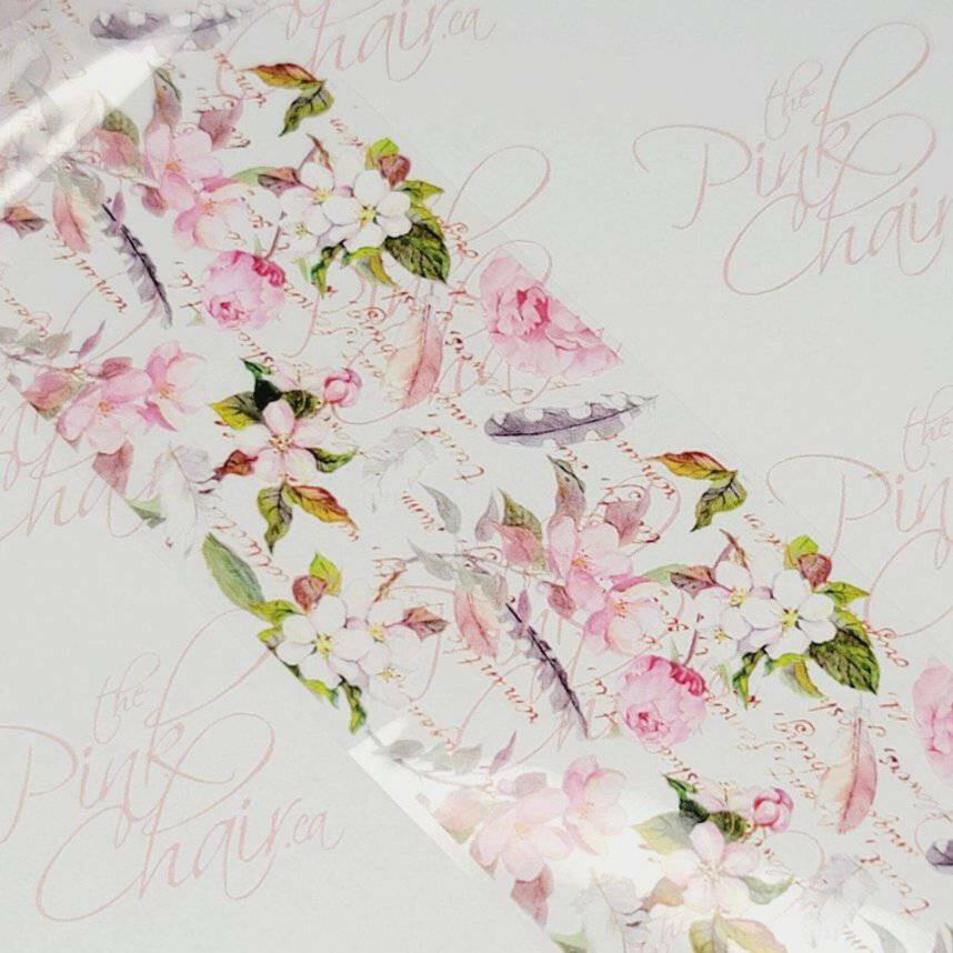 Beautiful Blossom Transfer Foil #9 by thePINKchair - thePINKchair.ca - nail art - thePINKchair nail studio