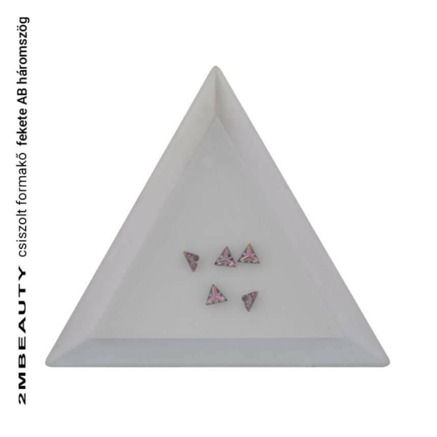 Black Crystal AB Triangle by 2MBEAUTY - thePINKchair.ca - Rhinestone - 2Mbeauty