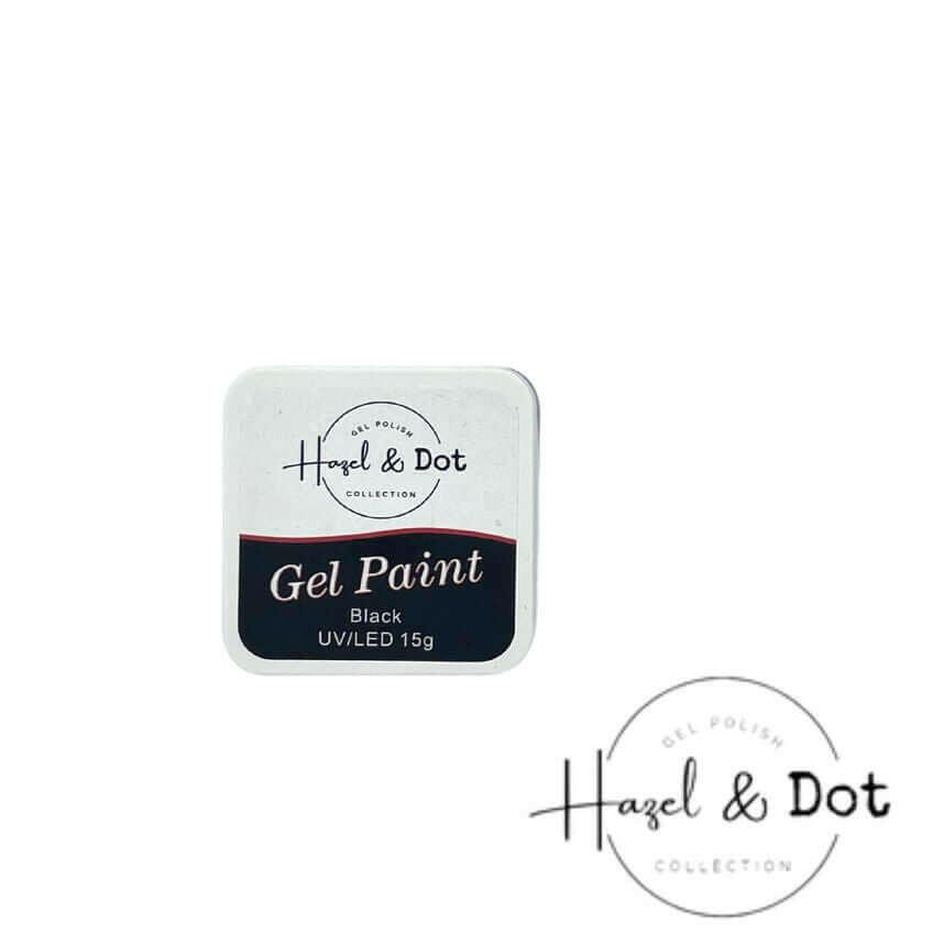 Black Gel Paint by Hazel &amp; Dot - thePINKchair.ca - Gel Paint - thePINKchair nail studio