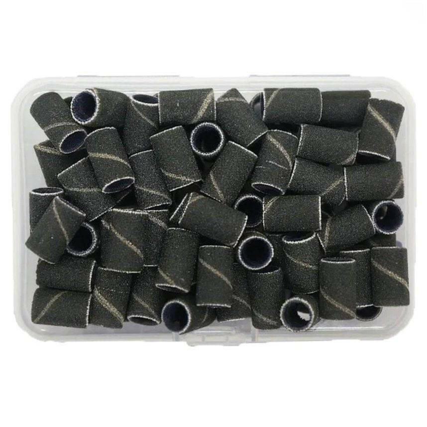 Black Sanding Band (Coarse/100pcs) by thePINKchair - thePINKchair.ca - efile bit - thePINKchair nail studio