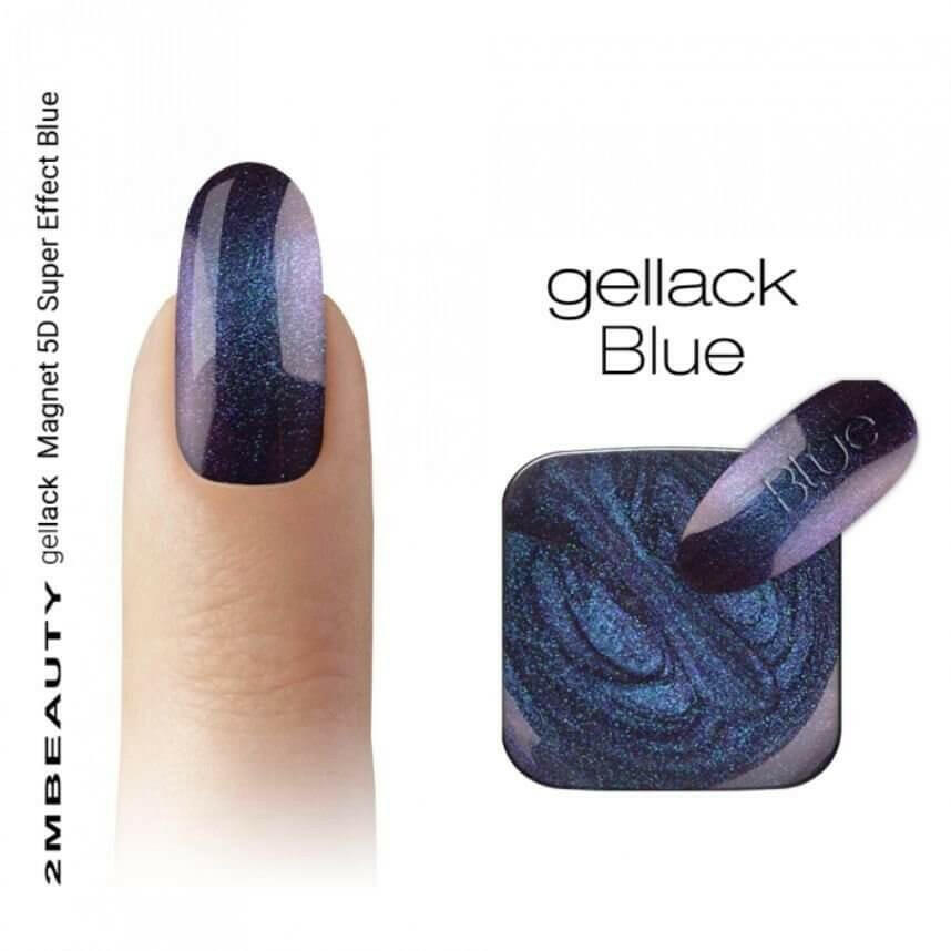 Blue Super Effect 5D Magnetic Gel Polish by 2MBEAUTY - thePINKchair.ca - Gel Polish - 2Mbeauty
