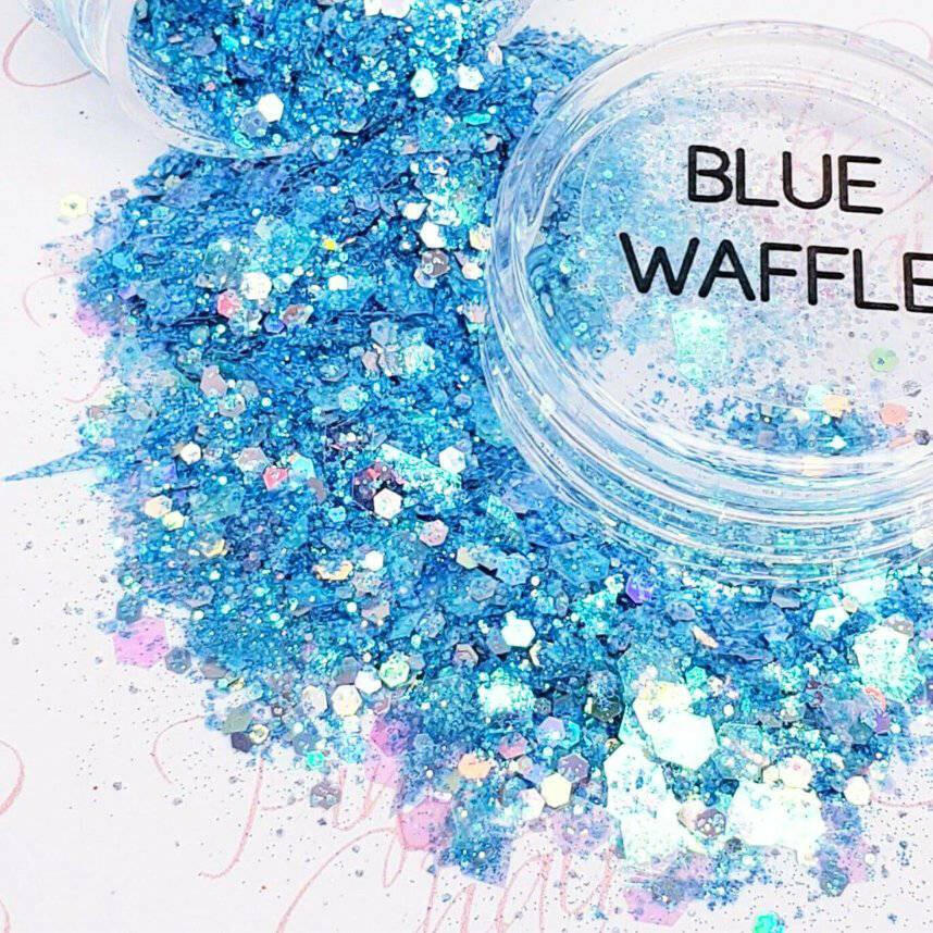Blue Waffle, Glitter (20) - thePINKchair.ca - Glitter - thePINKchair nail studio