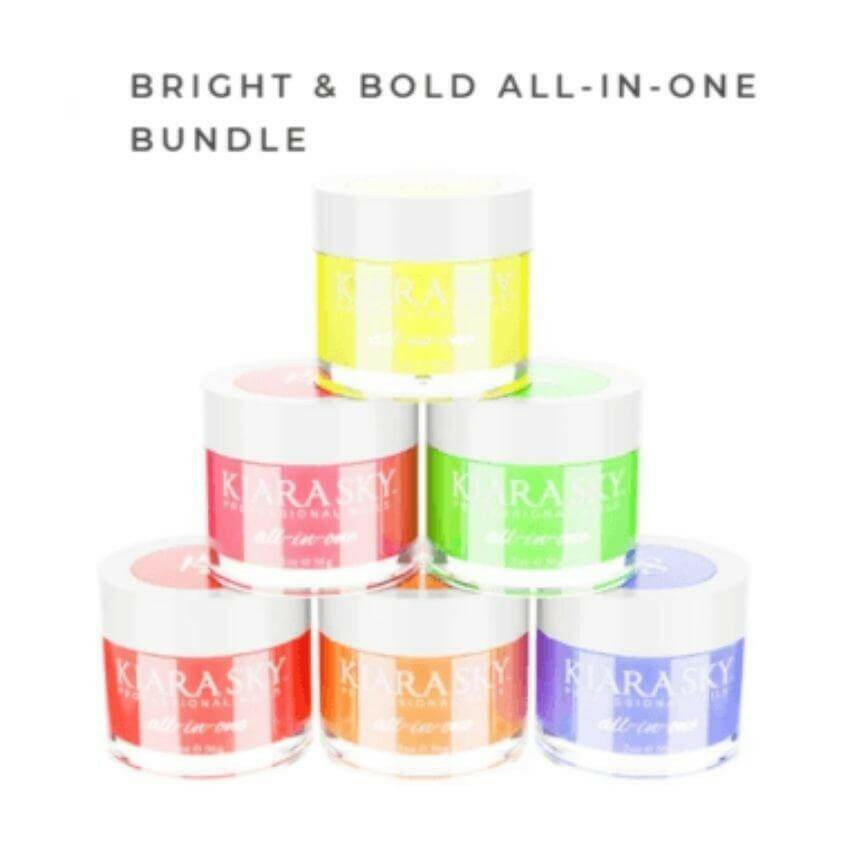 Bright & Bold All-in-One Powder Bundle by Kiara Sky - thePINKchair.ca - Coloured Powder - Kiara Sky