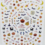 CA344, Halloween Decal/Sticker by thePINKchair - thePINKchair.ca - Nail Art - thePINKchair nail studio
