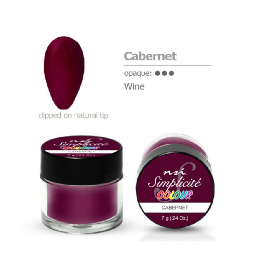 Cabernet Simplicite PolyDip/Acrylic Colour Powder by NSI - thePINKchair.ca - Acrylic Powder - NSI
