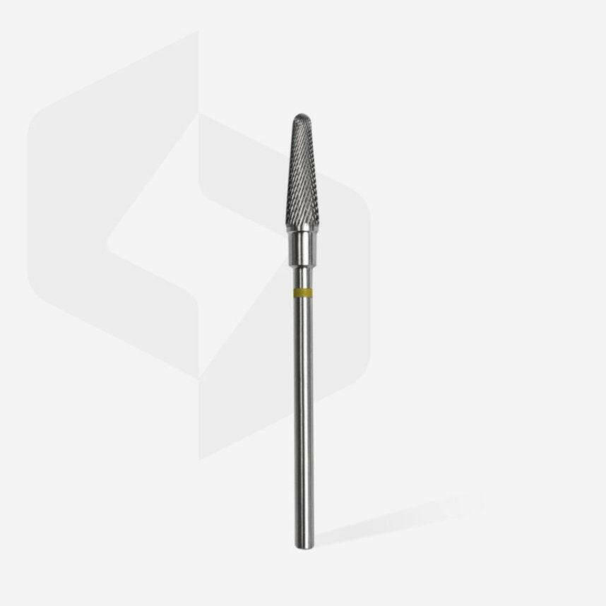 Carbide Nail Drill Bit, “Frustum” (yellow + 4mm head/13mm working part) - thePINKchair.ca - efile bit - Staleks