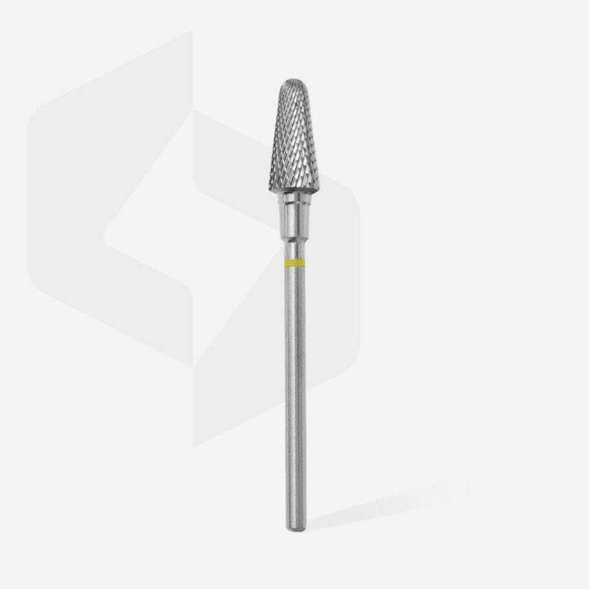 Carbide Nail Drill Bit, “Frustum” (yellow + 6mm head/14mm working part) - thePINKchair.ca - efile bit - Staleks