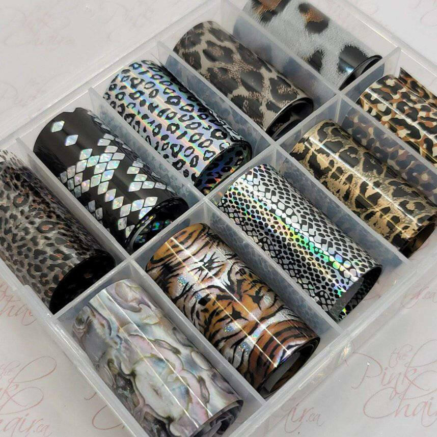 Classy, Boujee, Ratchet Transfer Foil Collection by thePINKchair - thePINKchair.ca - Nail Art - thePINKchair nail studio