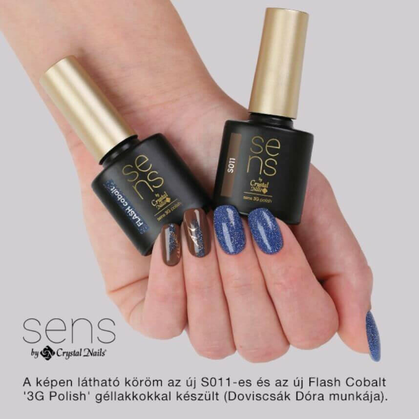 Cobalt Flash SENS Gel Polish (4ml) by Crystal Nails - thePINKchair.ca - Gel Polish - Crystal Nails/Elite Cosmetix USA