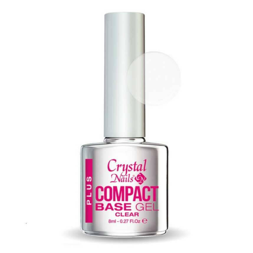 Compact Base Gel PLUS (CLEAR/8ml) by Crystal Nails - thePINKchair.ca - Base Gel - Crystal Nails/Elite Cosmetix USA