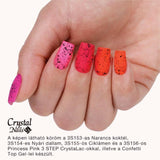 Confetti Top Gel (MATTE BLACK/4ml) by Crystal Nails - thePINKchair.ca - Top Gel - Crystal Nails/Elite Cosmetix USA