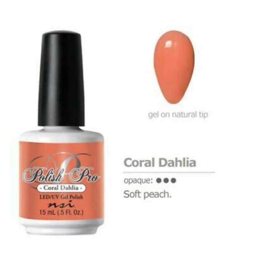 Coral Dahlia Polish Pro by NSI - thePINKchair.ca - Gel Polish - NSI
