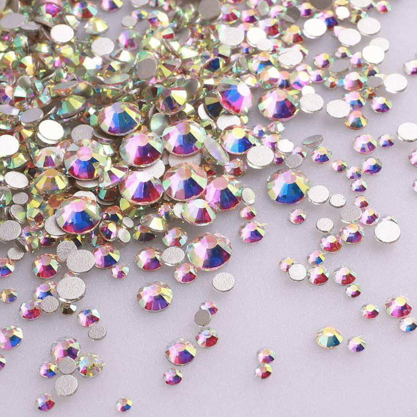 Crystal AB Mixed Sizes Rhinestones by thePINKchair - thePINKchair.ca - Rhinestone - Queency