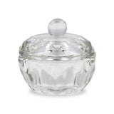 Crystal Dish w/lid by thePINKchair - thePINKchair.ca - Tools - thePINKchair nail studio