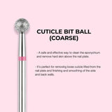 Cuticle Ball Bit (COARSE) by Kiara Sky - thePINKchair.ca - efile bit - Kiara Sky