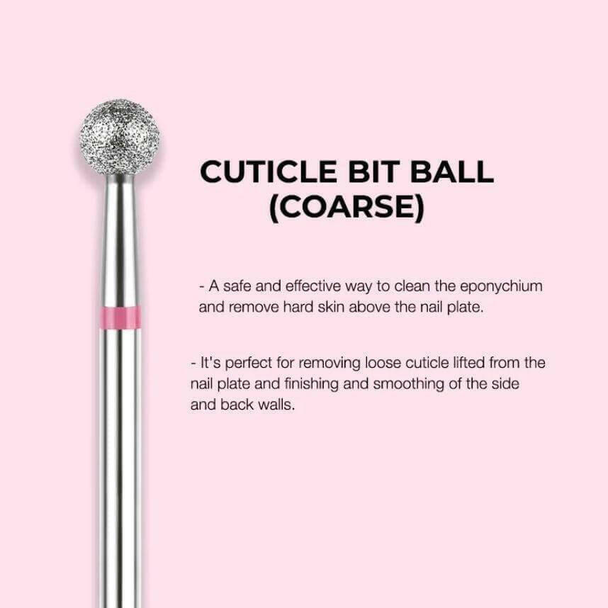 Cuticle Ball Bit (COARSE) by Kiara Sky - thePINKchair.ca - efile bit - Kiara Sky