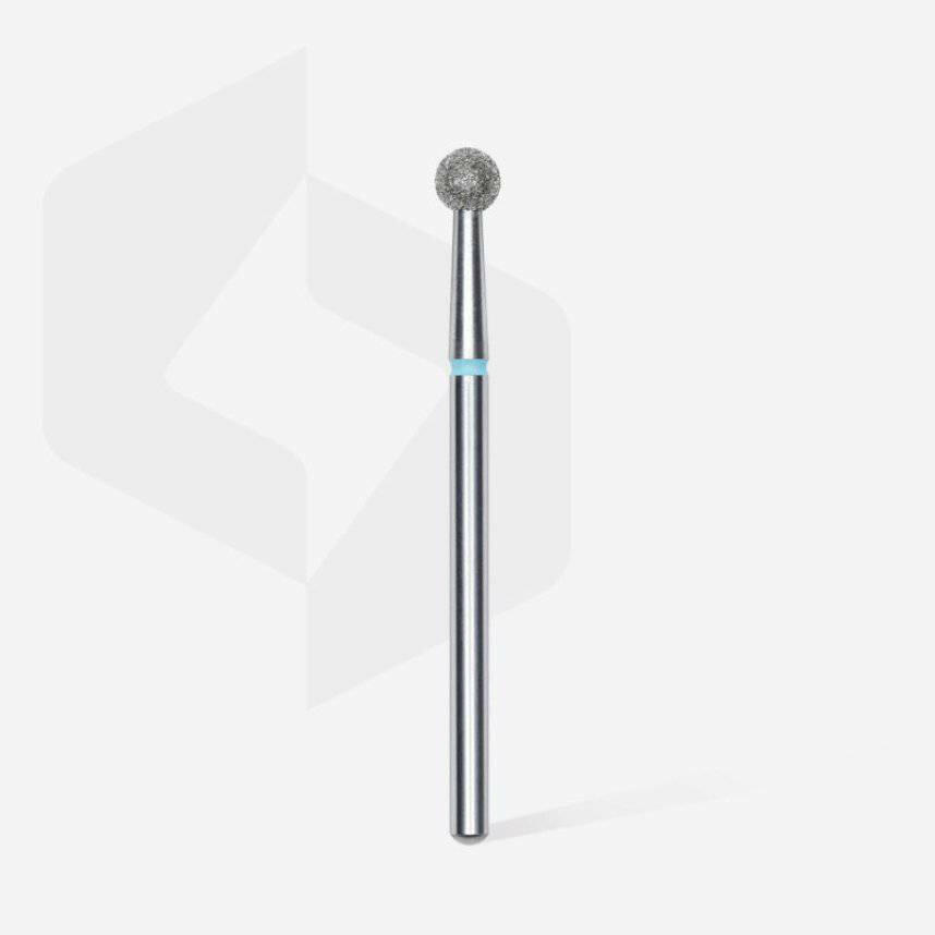 Diamond Nail Drill Bit, “Ball” (blue + 4mm head) - thePINKchair.ca - efile bit - Staleks