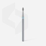 Diamond Nail Drill Bit, Pointed “Bud” (blue + 1.8mm head/4mm working part) - thePINKchair.ca - efile bit - Staleks