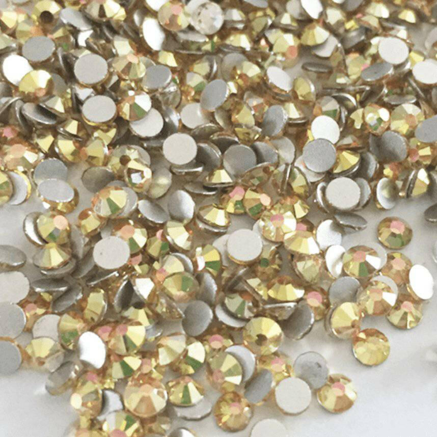 Dream Gold Mixed Sizes by thePINKchair - thePINKchair.ca - Rhinestone - thePINKchair nail studio