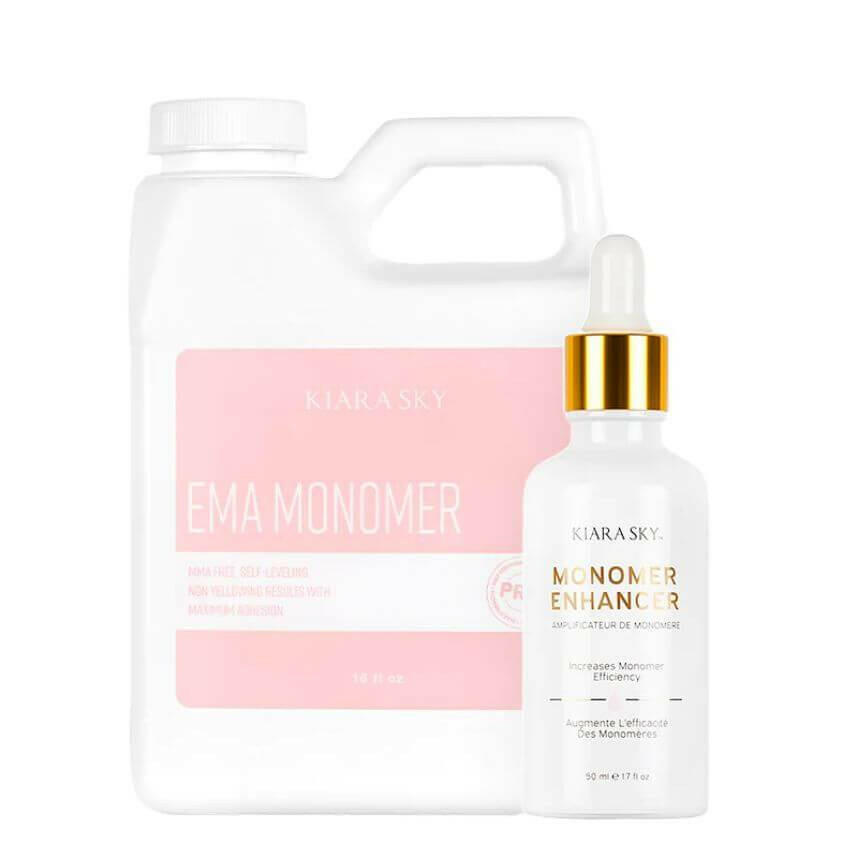 EMA Liquid Monomer (16oz) + Monomer Enhancer Duo by Kiara Sky - thePINKchair.ca - Liquid - Kiara Sky