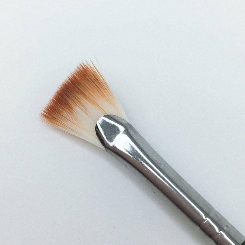 Fan Brush (Black Handle) by thePINKchair - thePINKchair.ca - Brushes - thePINKchair nail studio